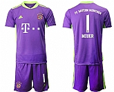 2020-21 Bayern Munich 1 NEUER Purple Soccer Jersey,baseball caps,new era cap wholesale,wholesale hats
